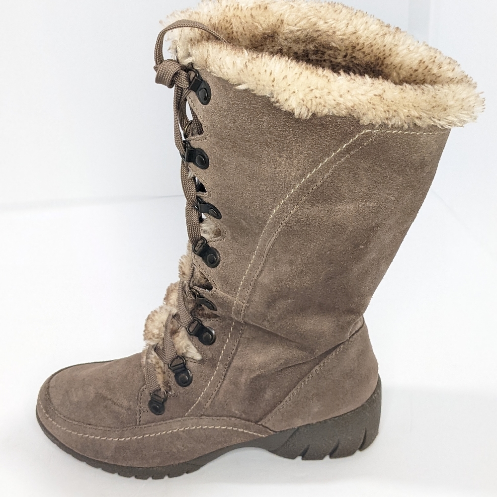 Sporto suede lace up winter boots - Picture 2 of 16